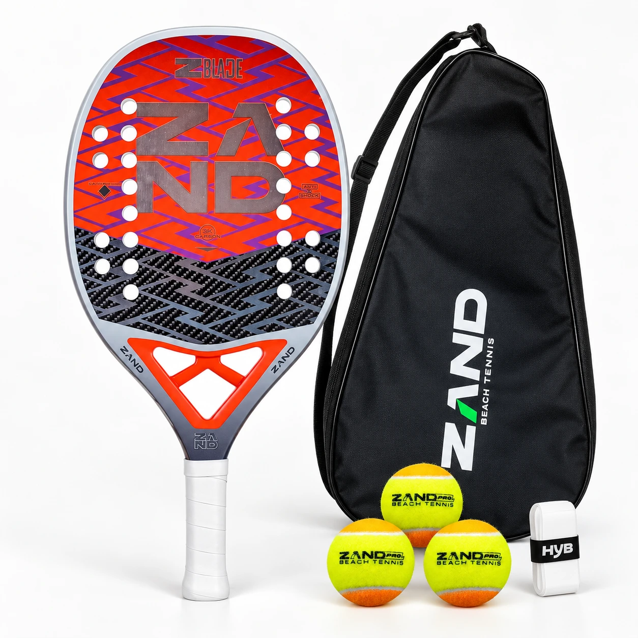 Raquete Beach Tennis Zand Z Blade 3K 2026