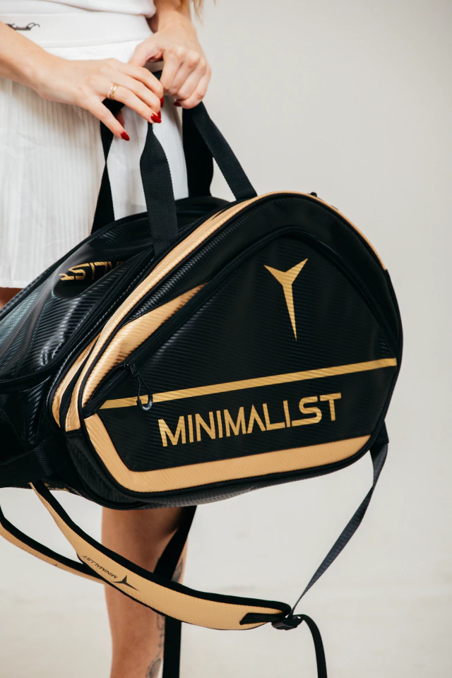 Raqueteira Beach Tennis Minimalist Black Noir