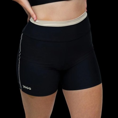 Shorts Joog Blackout Preto e Camurça