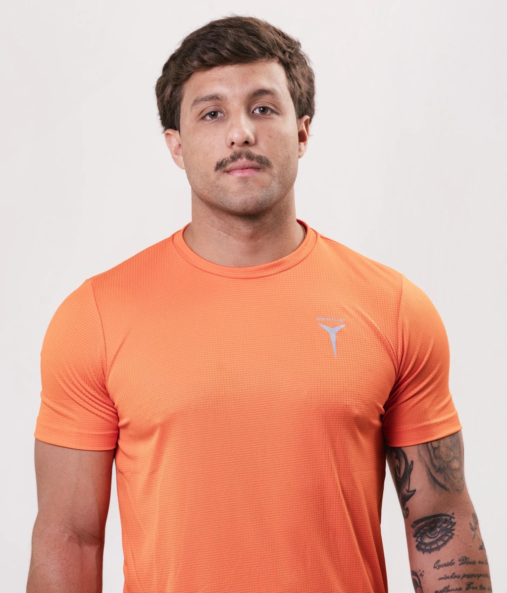 Camiseta Essential Minimalist Orange