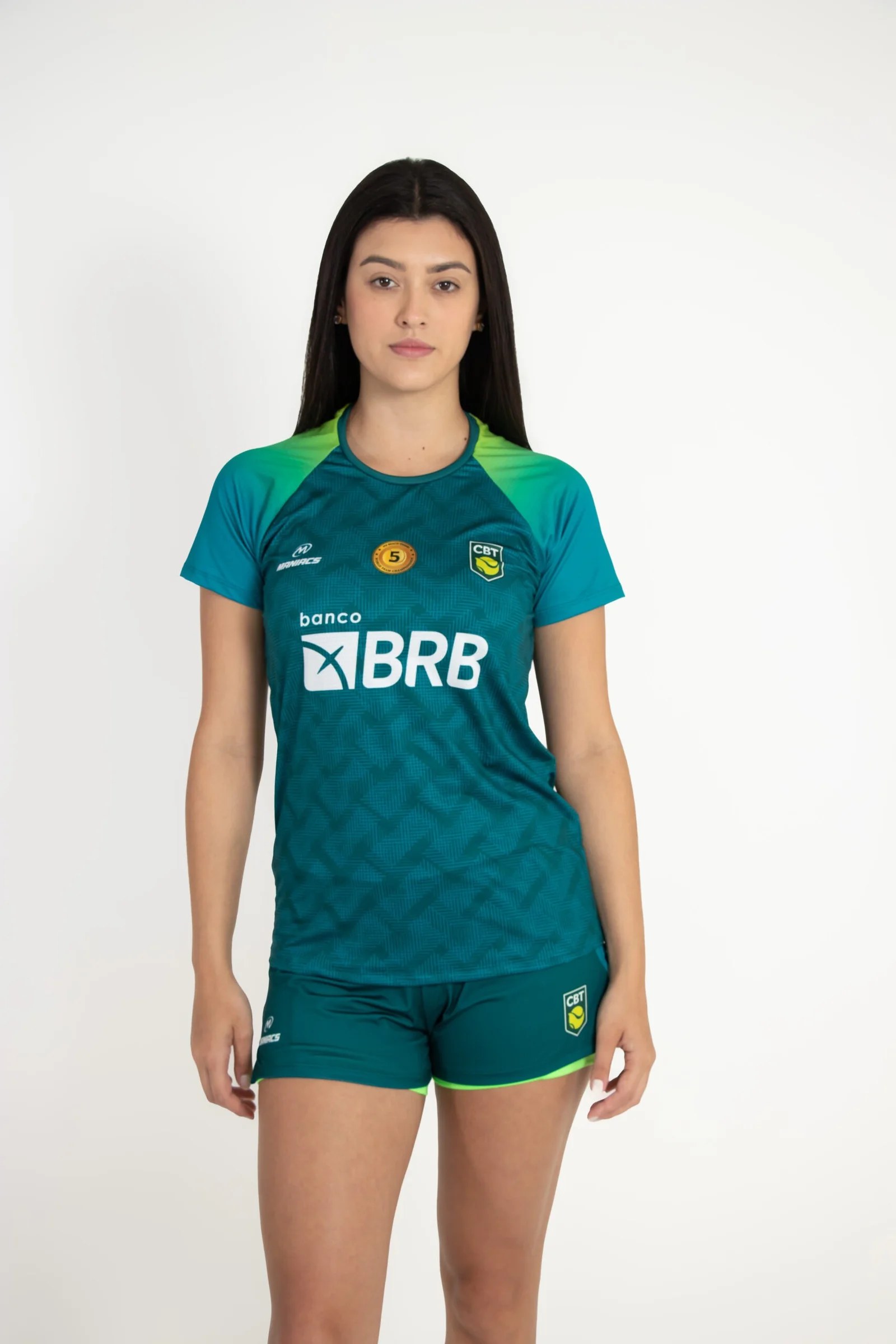 Short Feminino Maniacs Vibração da Selva Verde
