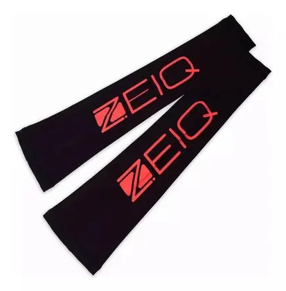 Manguito Zeiq Fator UV 50 Preto - Logo Vermelho